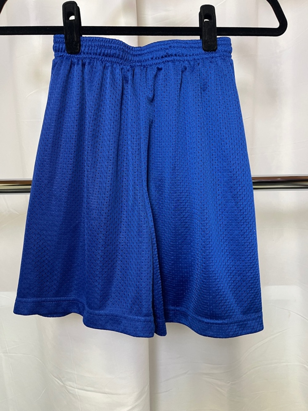 Badger sports Kids unisex Mesh Athletic Shorts in Royal Blue youth medium